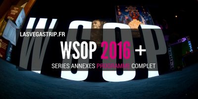 wsop 2016 series de tournois annexes programme